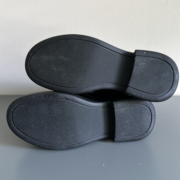 Steve Madden Jazmin Black Combat Lace Up Block Heel Platform Boots - Picture 6 of 12